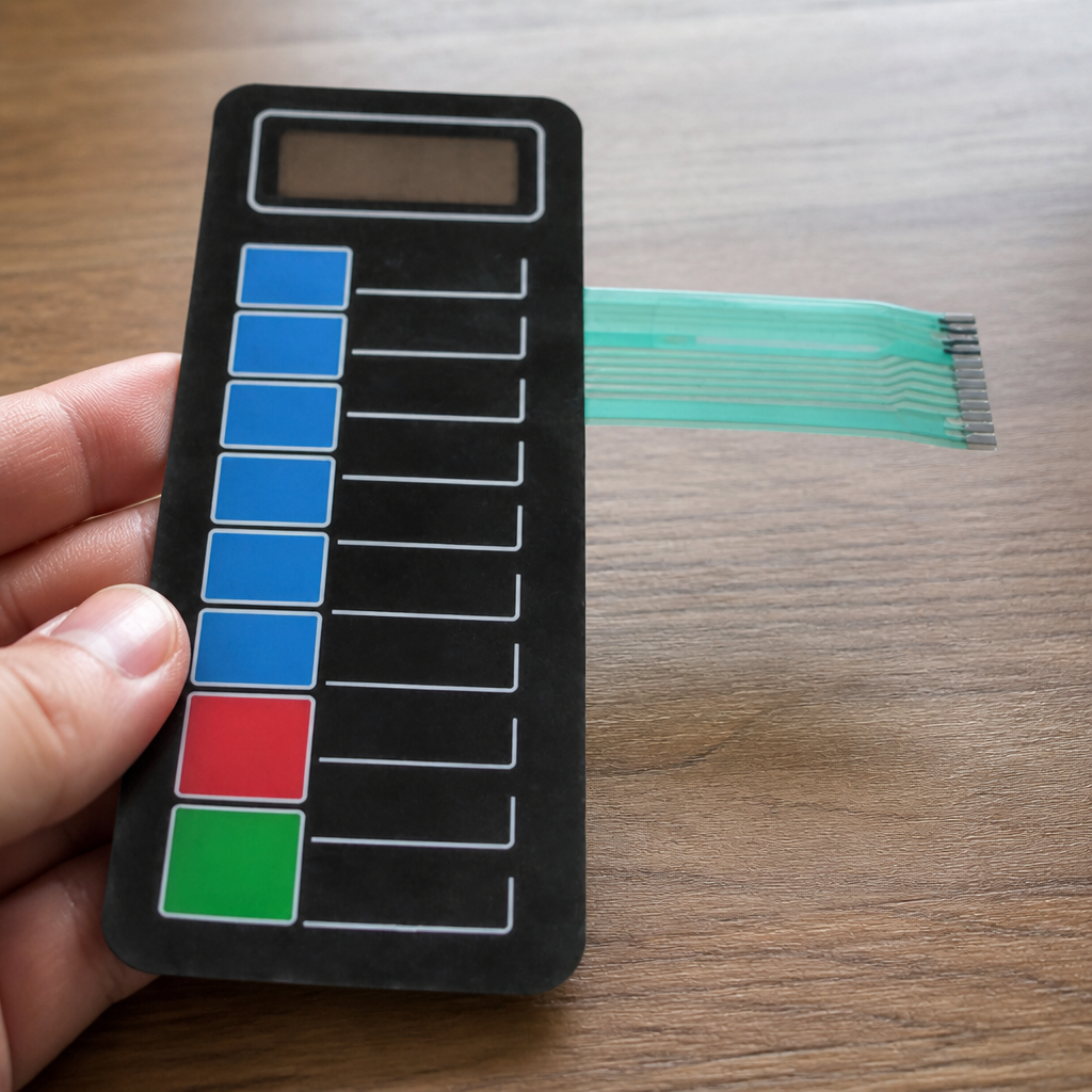 Commercial Microwave Membrane Switch 192mm x 76mm Polycarbonate