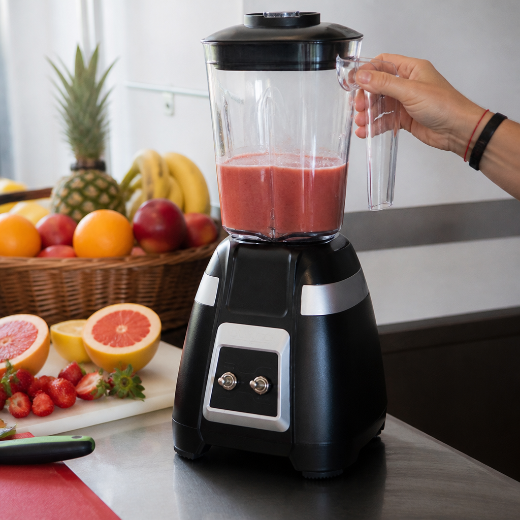 Commercial Bar Blender 1.4L 750W Dual Speed Smoothie Maker