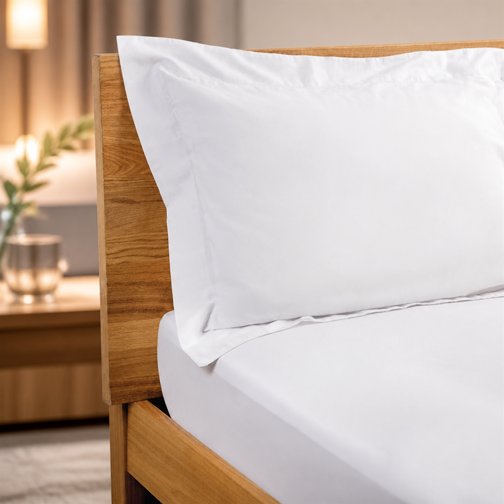 Commercial Cotton Oxford Pillowcases 2 Pack 660x920mm