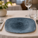 Commercial Rectangular Plates 261mm Topaz Blue 12 Pack