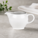 Commercial Fine China Jug 137ml Mono Collection 6 Pack