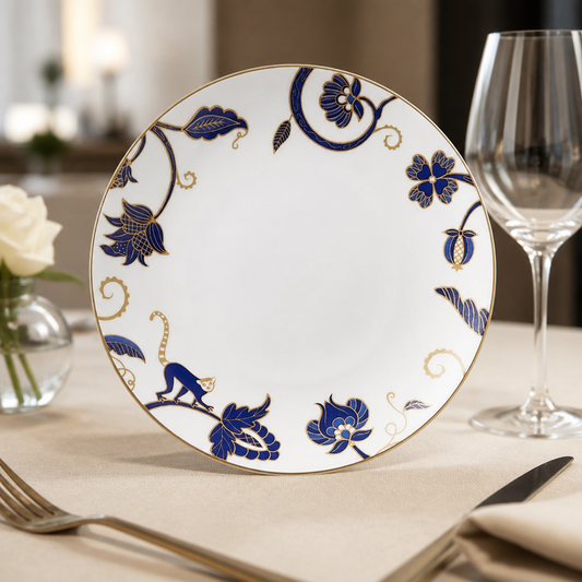 Commercial Coupe Plates 210mm Dark Blue 12 Pack for Dining