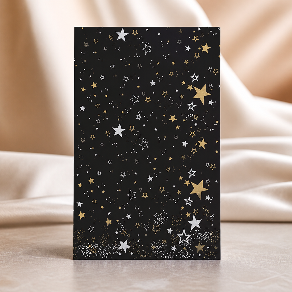 Disposable Tablecloths 900mm Midnight Sparkle 100 Pack Commercial