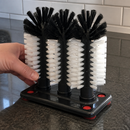 Commercial Three Brush Glass Washer for Efficient Cleaning