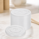 Recyclable rPET Flat Lids for 12/16/20oz Cold Cups 400 Pack