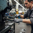 Premium Lightweight Nitrile Gloves with Elasticated Wrist and Foam Coating for Enhanced Comfort and Tactile Sensitivity