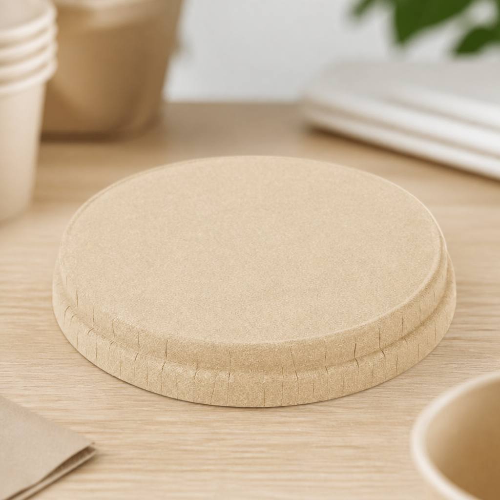 Recyclable Paper Lids for Portion Pots 1000 Pack Condiment Cups