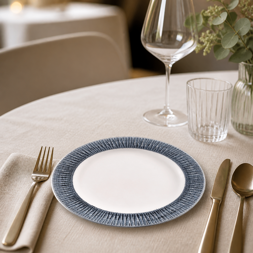 170mm Bamboo Plates 12 Pack for commercial catering use