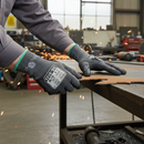 Premium Cut-Resistant Gloves with Nitrile Coating for Enhanced Grip and Protection in Dry and Oily Environments