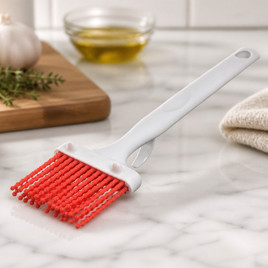 Commercial Silicone Basting Brush 3 Inch for High Heat Use