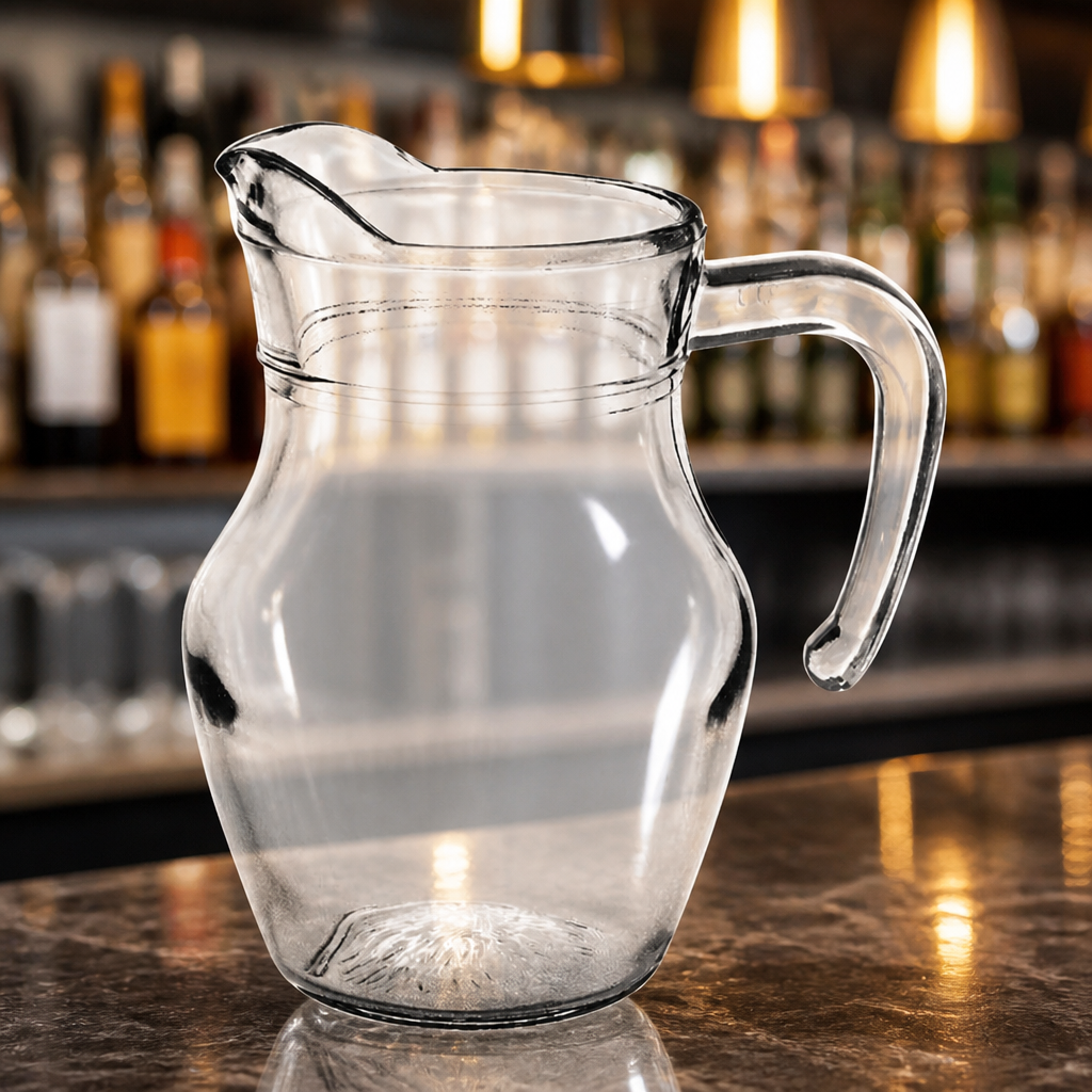 Commercial Glass Jug 0.5Ltr for catering - 6 pack