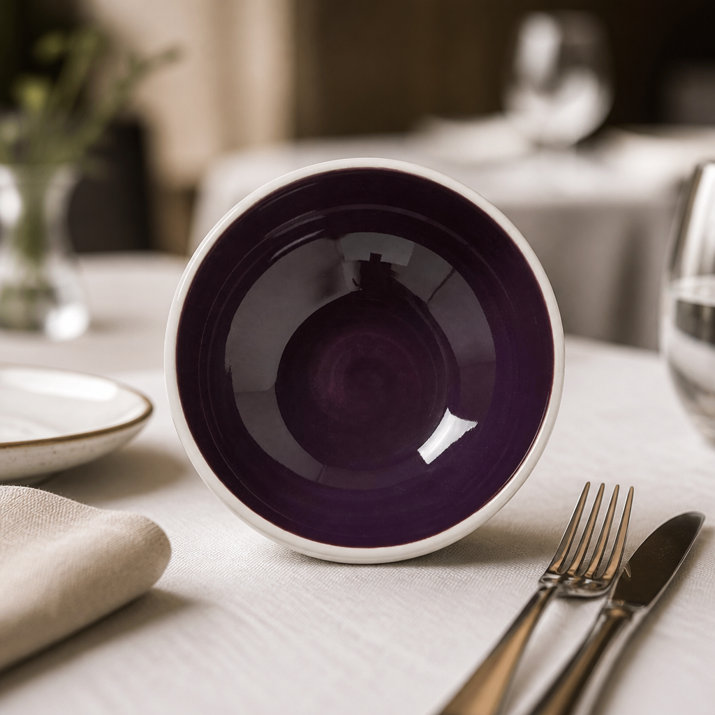 Commercial Nyx Bowls Damson 135mm 12 Pack for catering