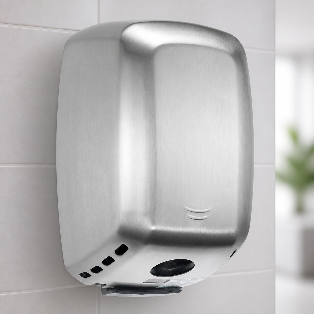 Commercial Hand Dryer with HEPA Filter Stainless Steel 330mm