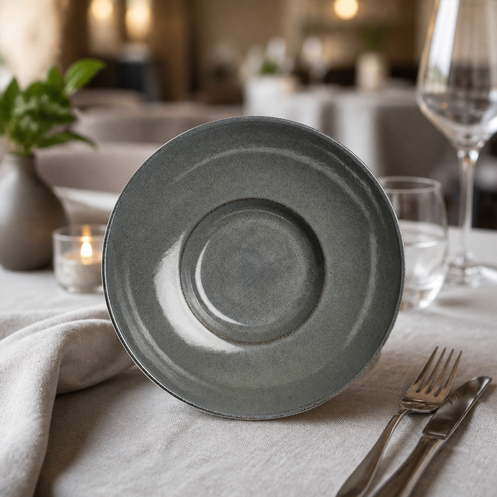 Wabi Sabi Rimmed Coupe Bowls 200mm in a 6 pack