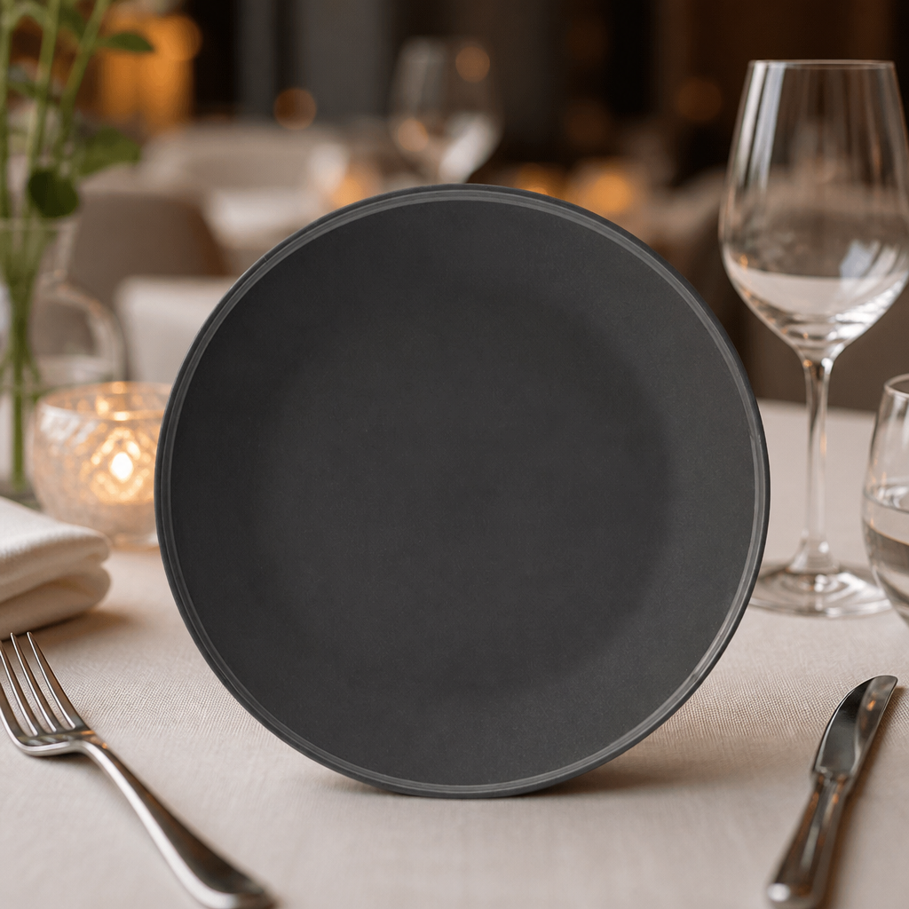 Commercial Slate Core Plates 270mm 6 Pack for dining