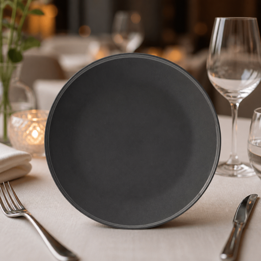 Commercial Slate Core Plates 270mm 6 Pack for dining