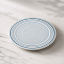 Commercial Ice Blue Flat Round Plates 220mm 6 Pack
