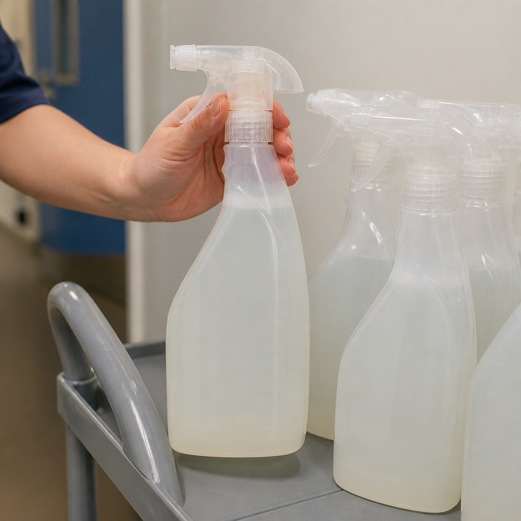 Commercial Descaler and Sanitiser 750ml for washroom use