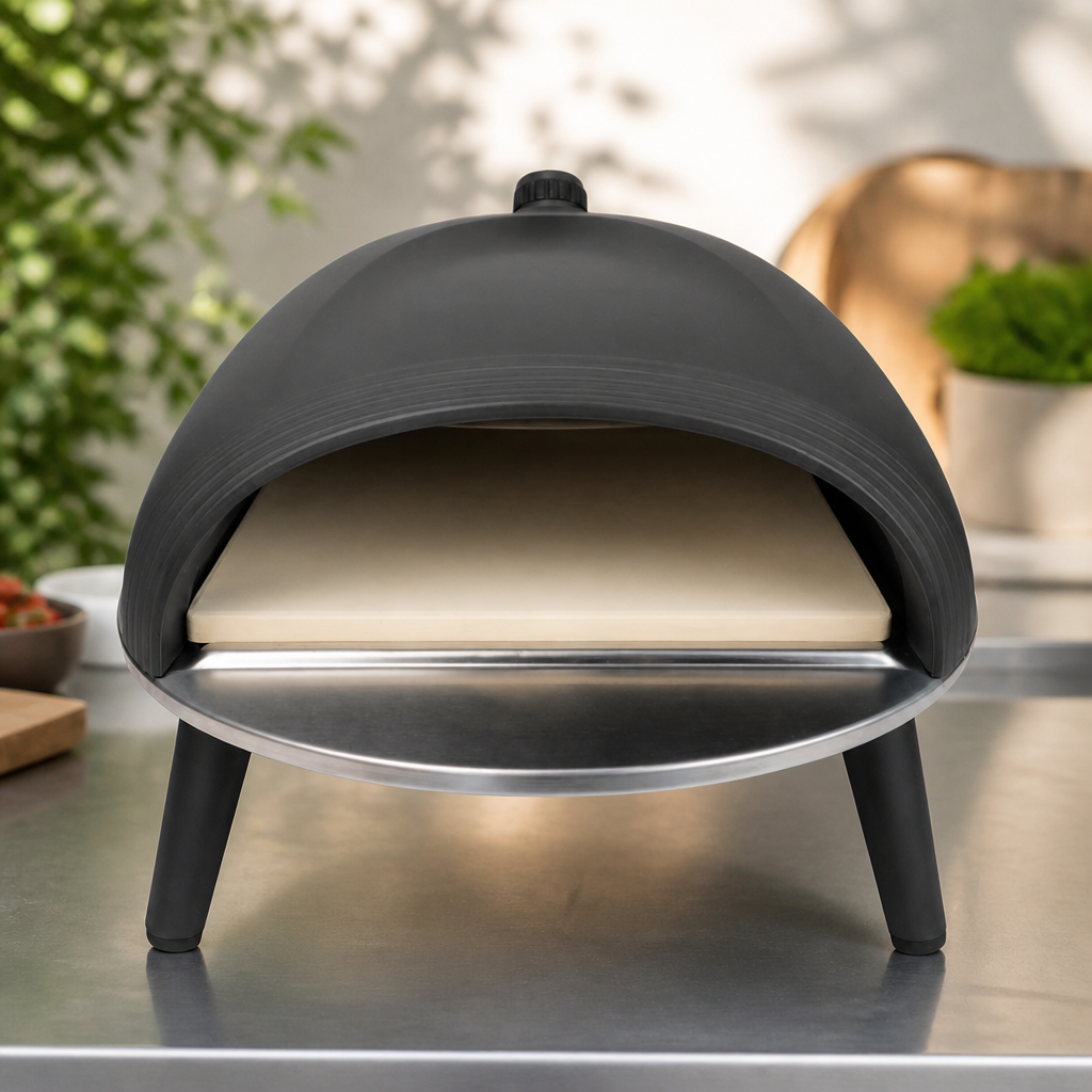 Single Deck Gas Pizza Oven Bundle for Outdoor Cooking