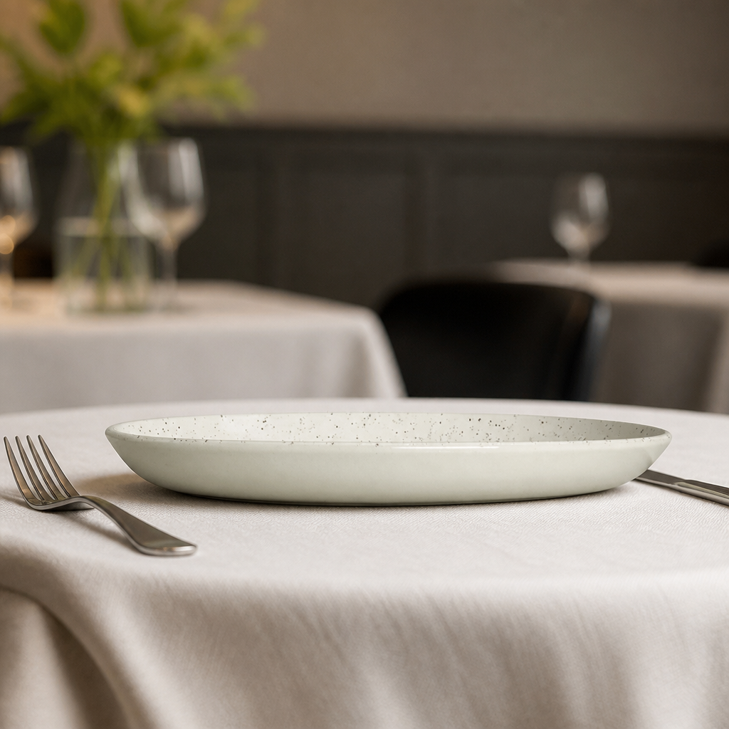 Commercial 280mm Coupe Plates - 12 Pack