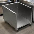 Stainless Steel 600mm Stand with Castors for Commercial Use