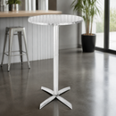 Commercial Stainless Steel Flip Top Poseur Table 600mm