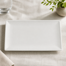 Commercial Porcelain Rectangle Plates 330mm - 6 Pack