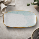 Commercial Oblong Plates Duck Egg 287x152mm 12 Pack