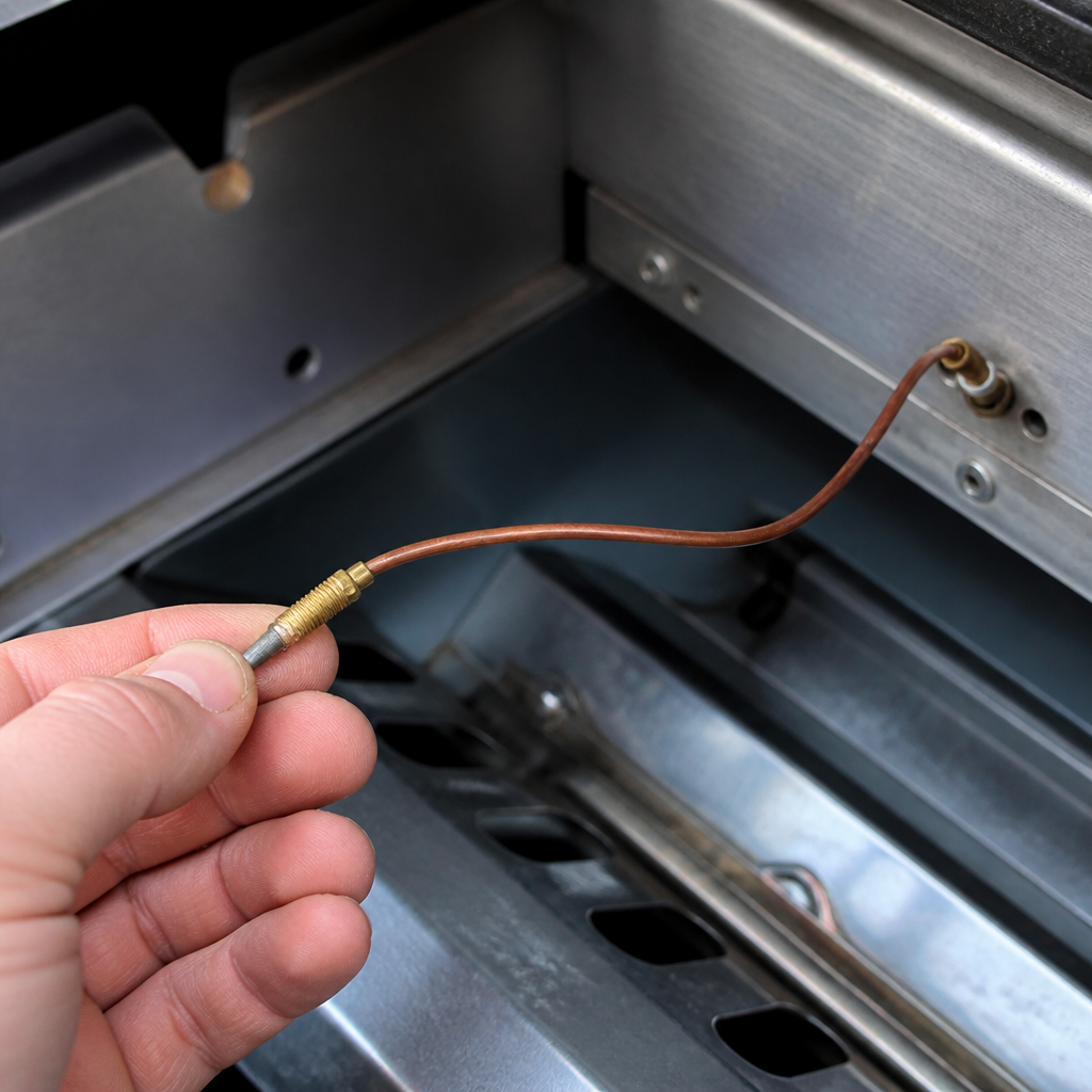 Genuine replacement thermocouple for commercial gas BBQ