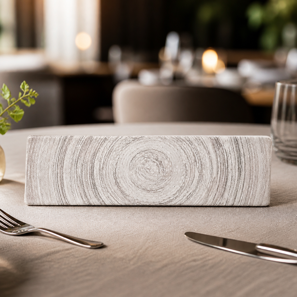 Commercial Oblong Plates 300 x 80mm Dishwasher Safe 6 Pack