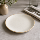 Commercial Stonecast Round Coupe Plates Barley White 200mm