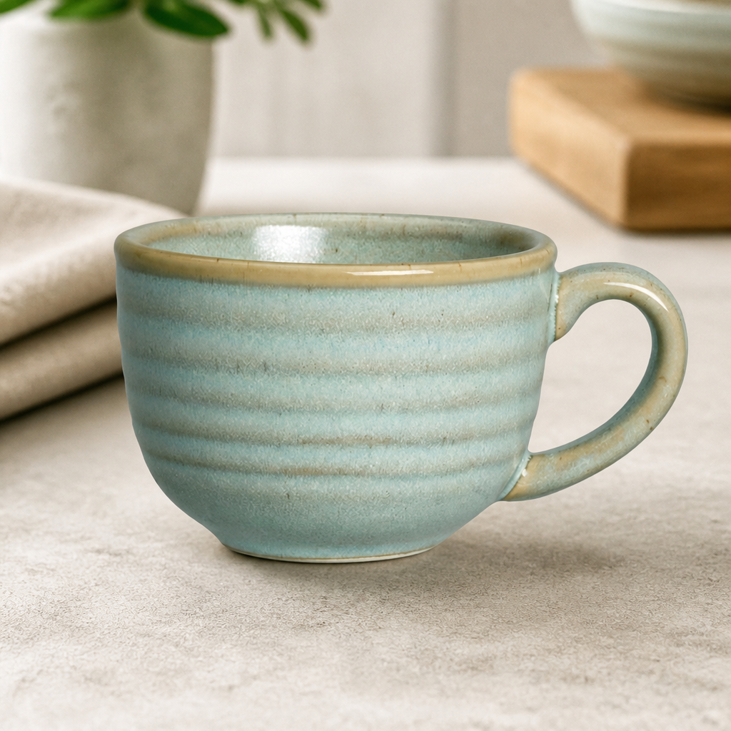 Commercial 85ml Vitrified Stoneware Cups - 12 Pack