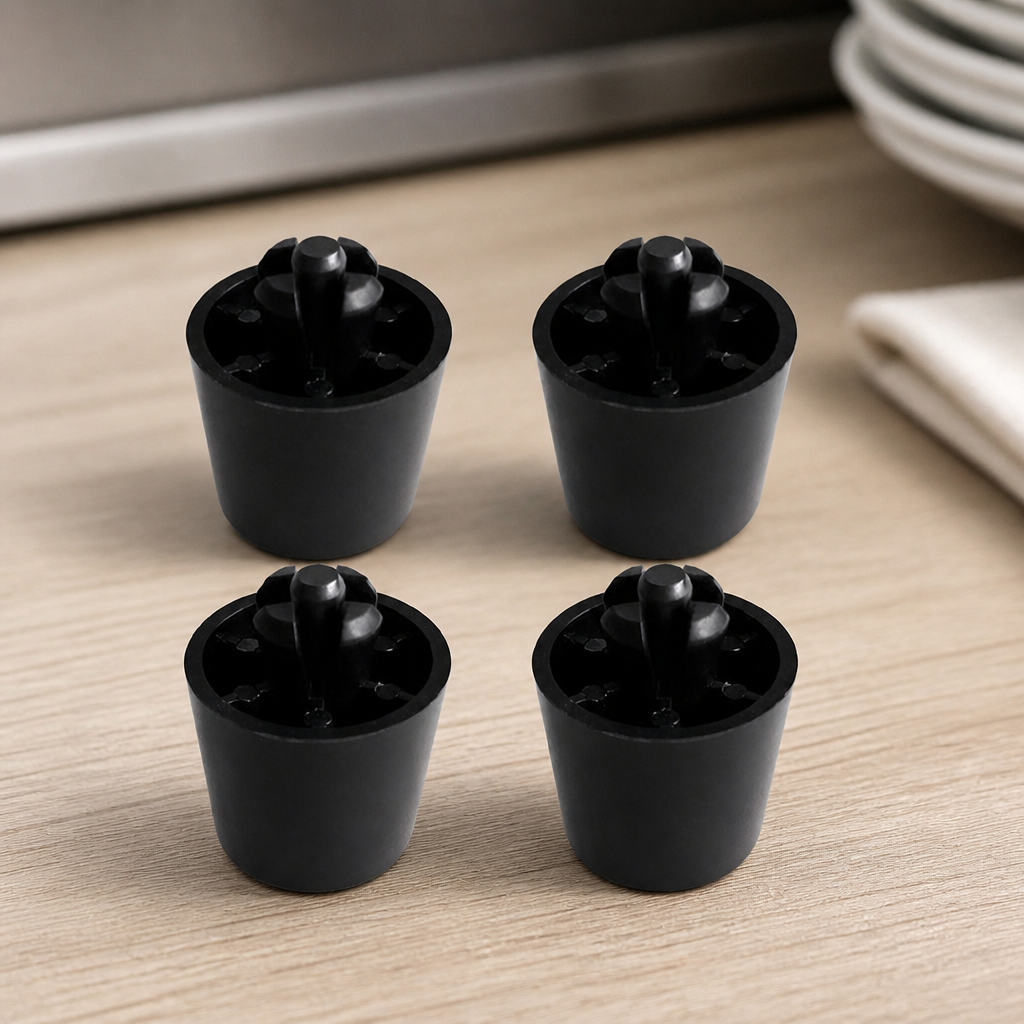 Commercial Plastic Feet Replacement Set for Catering Equipment