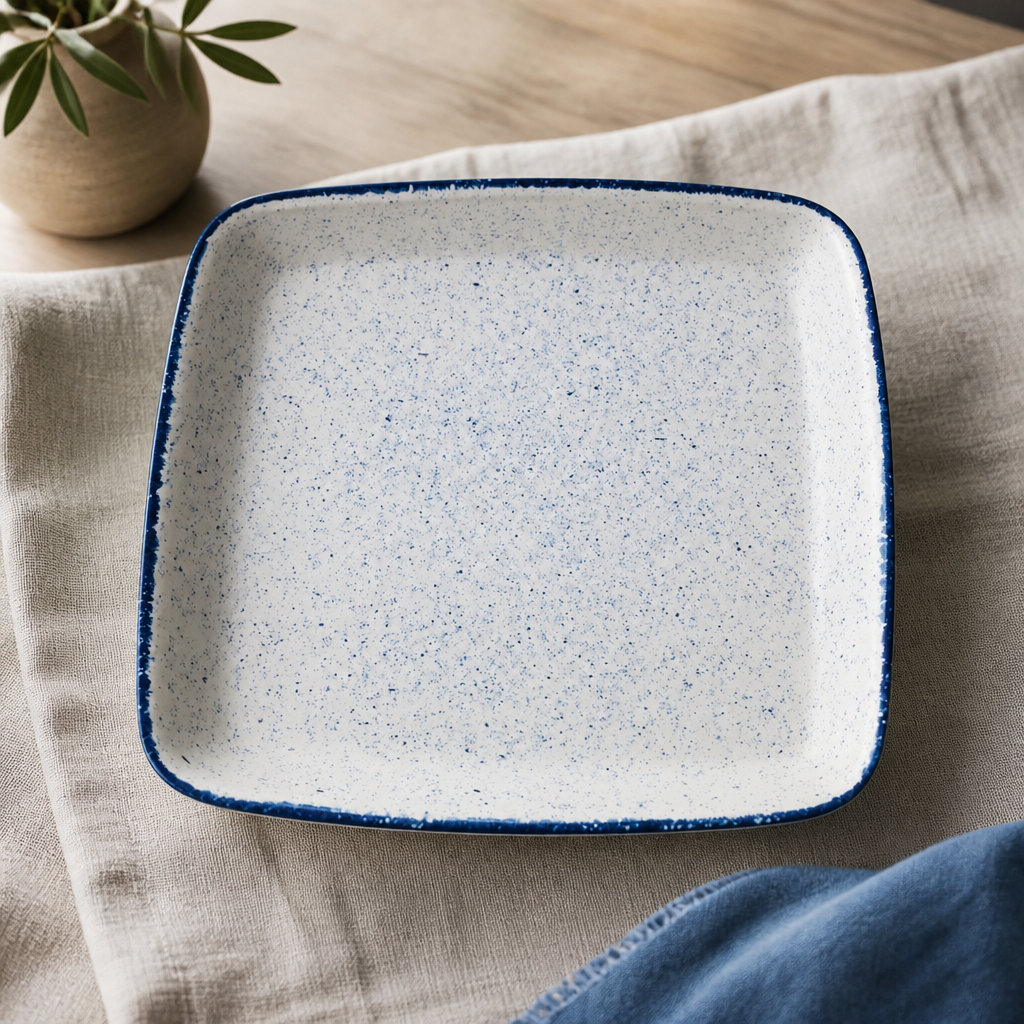 Commercial Square Baking Dishes 250mm 2Ltr Indigo Blue
