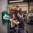 Premium Large Workplace First Aid Kit - HSE Compliant with Comprehensive Supplies in Durable Box