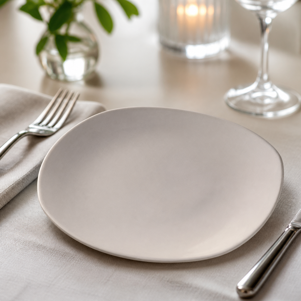 Commercial Spice Plates 202mm Porcelain 24 Pack