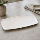 Commercial Rectangular Porcelain Plates 355 x 140mm 6 Pack