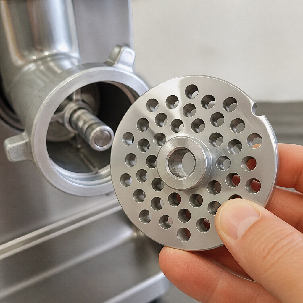 Commercial Mincer 8mm Hole Plate made of 420 stainless steel