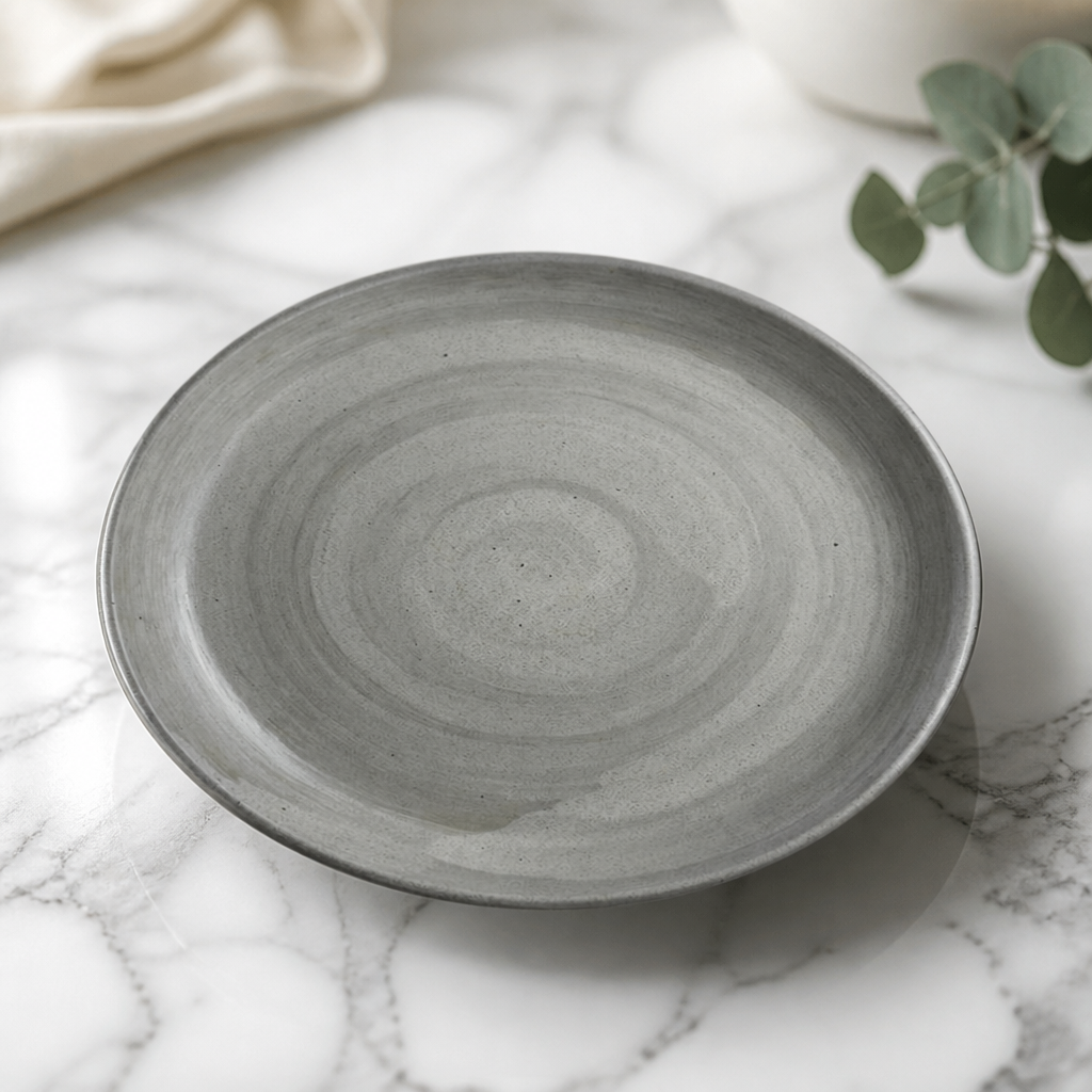 Commercial 220mm Coupe Plates Dove Colourway - 24 Pack