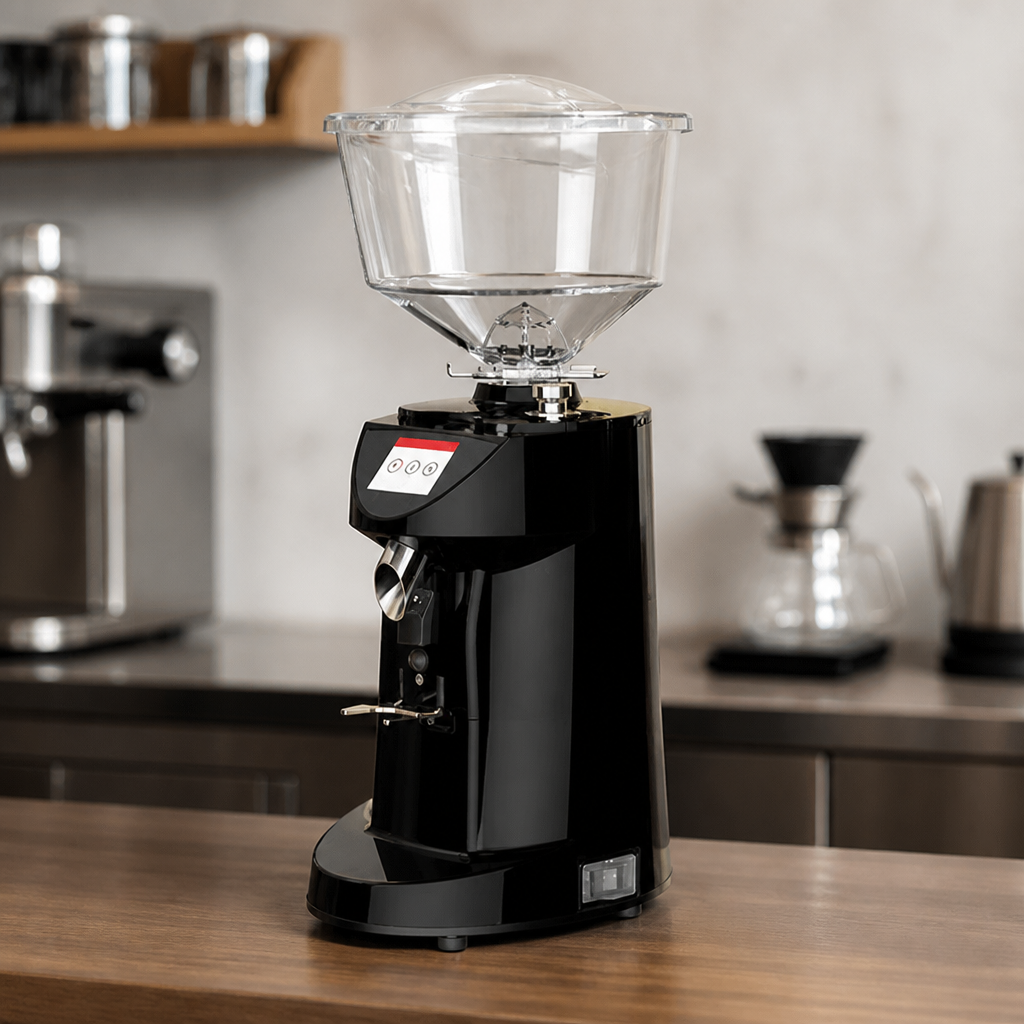 Commercial Coffee Grinder 1.5kg Capacity Stainless Steel Design