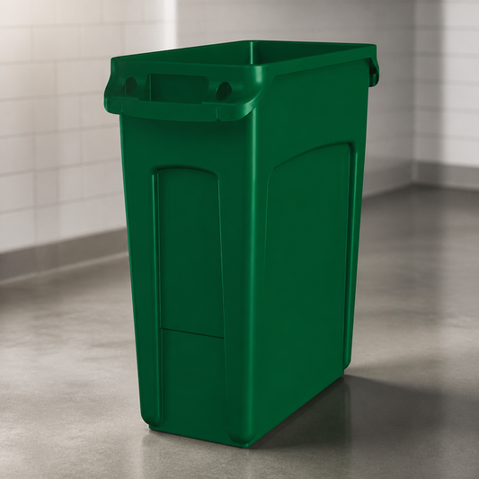 Commercial 60L Green Waste Bin with Venting Channels