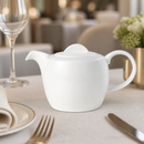 Commercial 400ml Bone China Teapot for Restaurants and Hotels