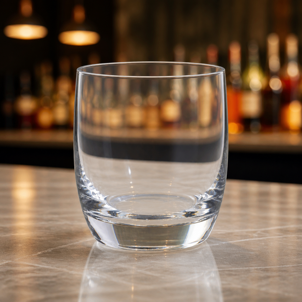 Commercial Double Rocks Crystal Tumblers 395ml - 6 Pack