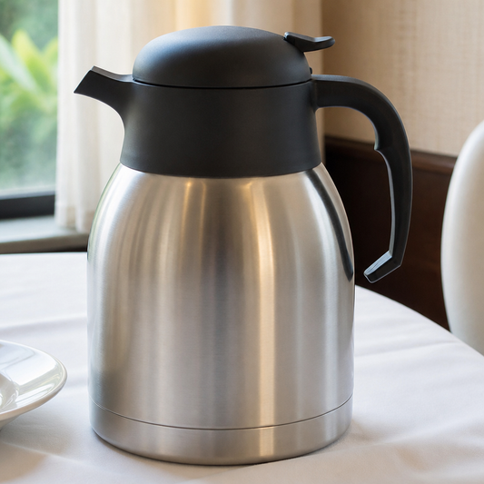 1.5Ltr Stainless Steel Commercial Vacuum Jug with Insulated Lid