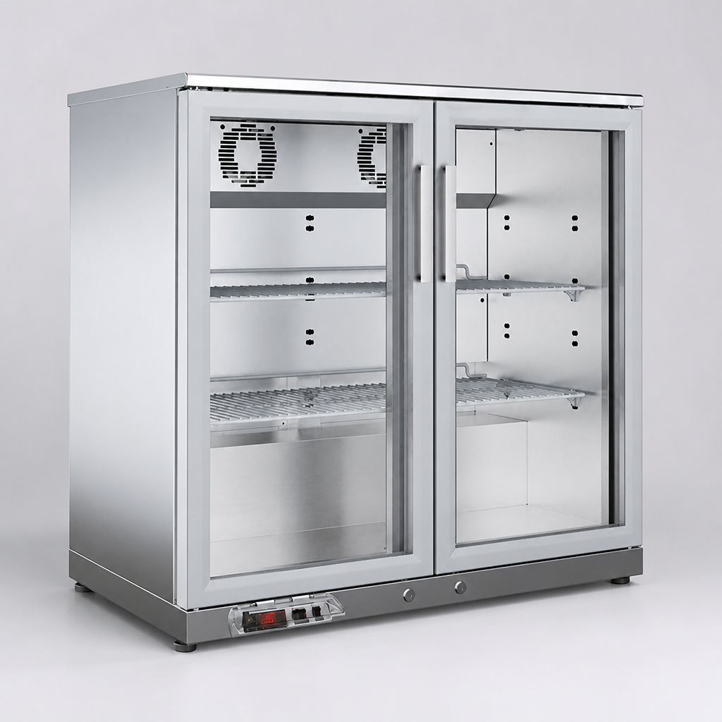 Commercial Back Bar Cooler 225Ltr with Digital Control