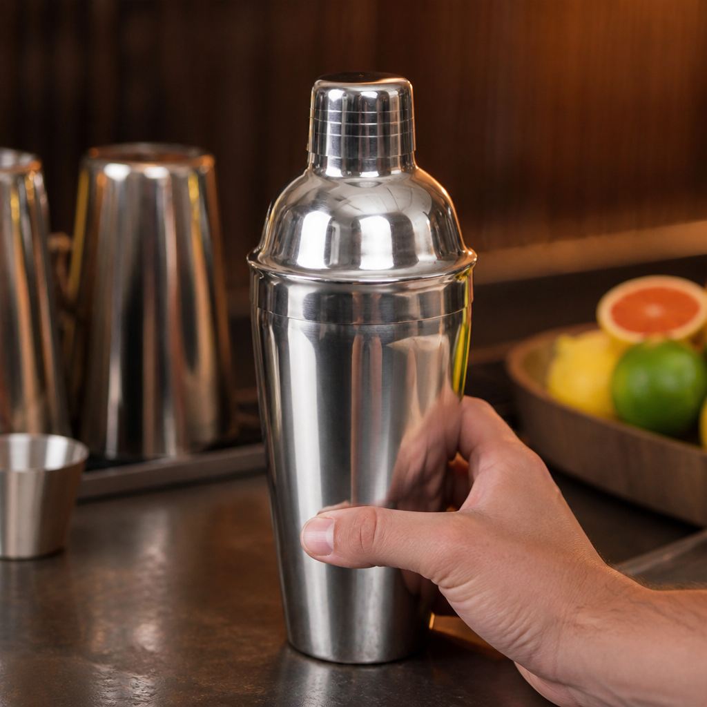 27.45oz stainless steel cobbler cocktail shaker