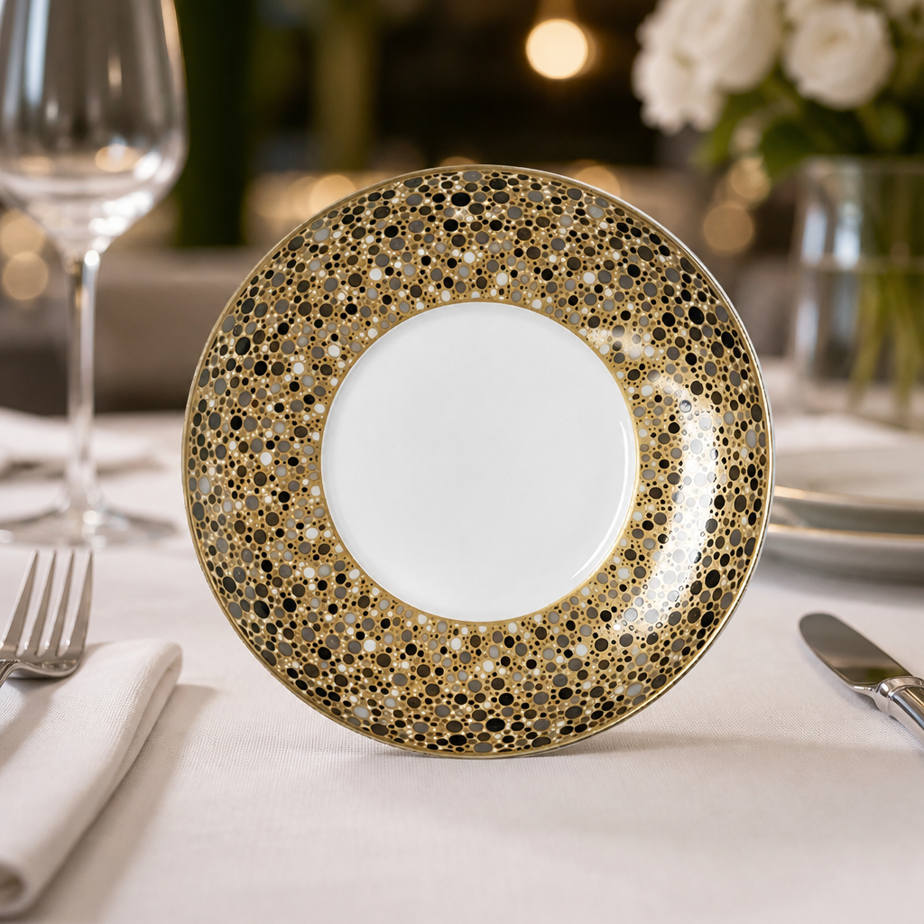Commercial Fizz Saucers 160mm in elegant bone china, 12 pack