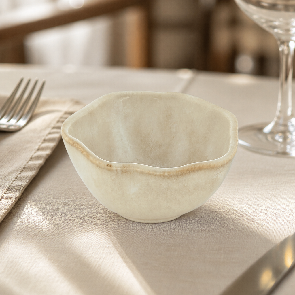 Commercial Ceramic Nami Dishes 80mm Yellow 12 Pack