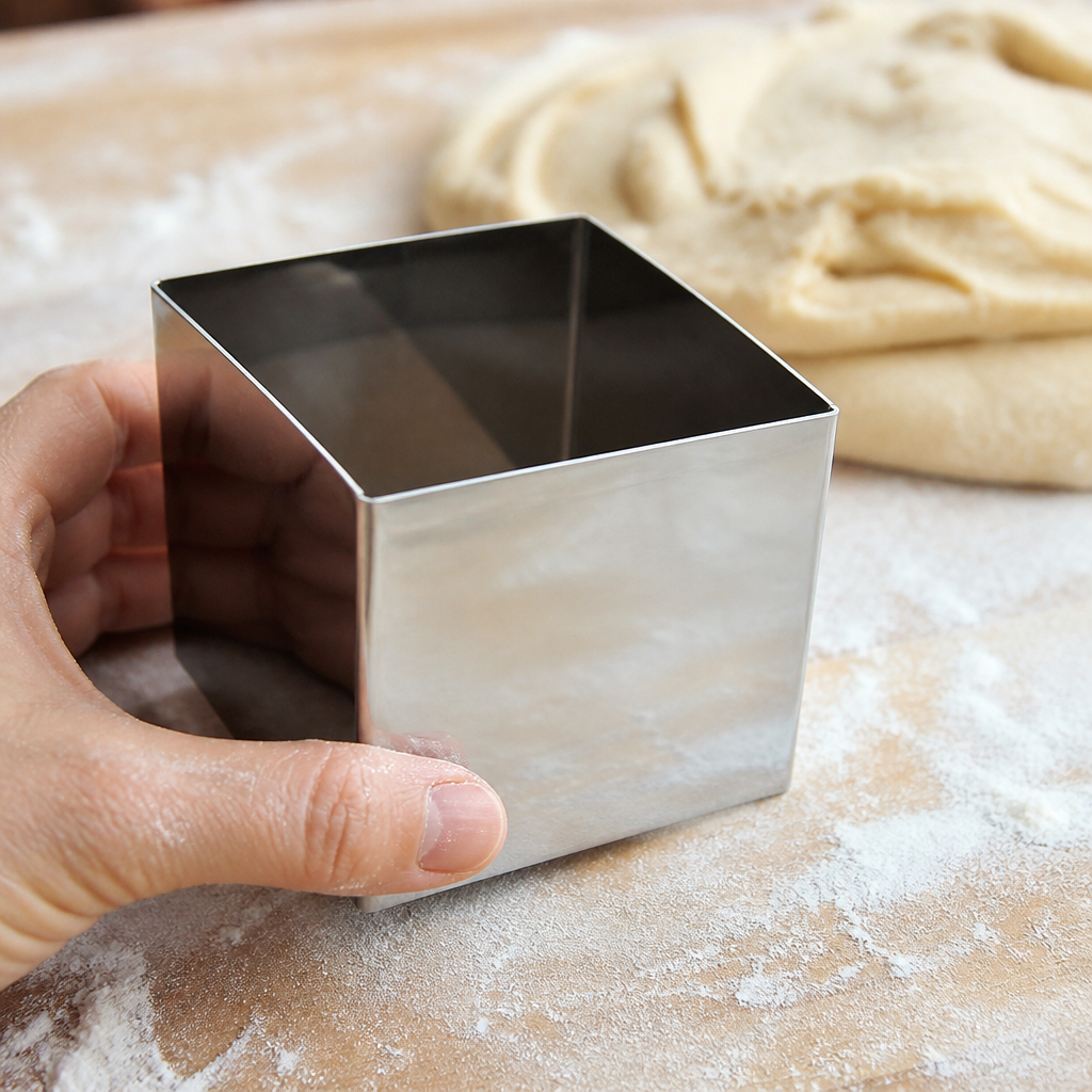 Commercial Square Mousse Ring 60 x 80 x 80mm plating mould