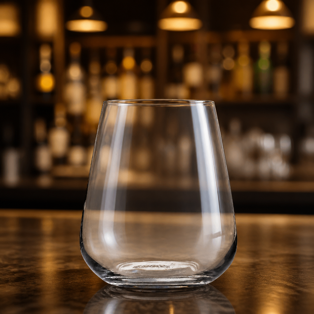 Commercial Stemless Wine Glasses 450ml 24 Pack Lead-Free Crystal